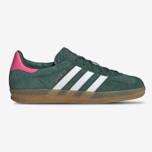 adidas Gazelle Indoor Collegiate Green Lucid Pink - US 6.5, UK 5 Women